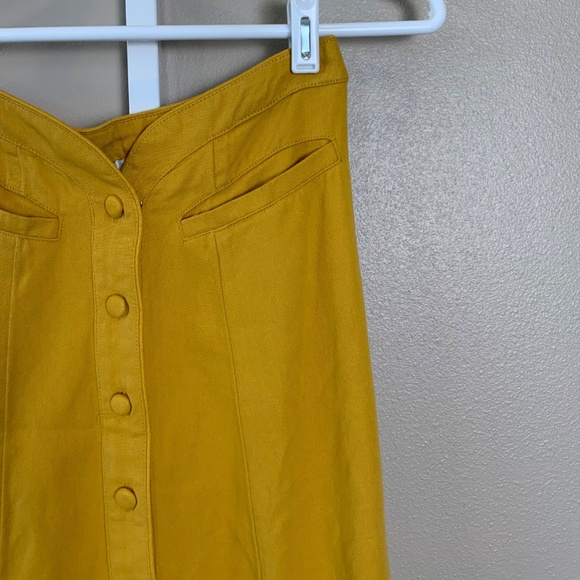 Anthropologie Maeve High-Waisted Button-Front Maxi Skirt - Picture 10 of 16